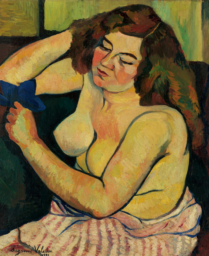  Suzanne Valadon —— TORSE AU RUBAN BLEU